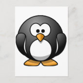 Chubby Penguin Briefkaart (Voorkant)