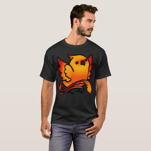 Chubby Phoenix T-shirt (Voorkant volledig)