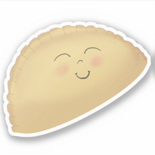 Chubby Pierogi Sticker (Voorkant)