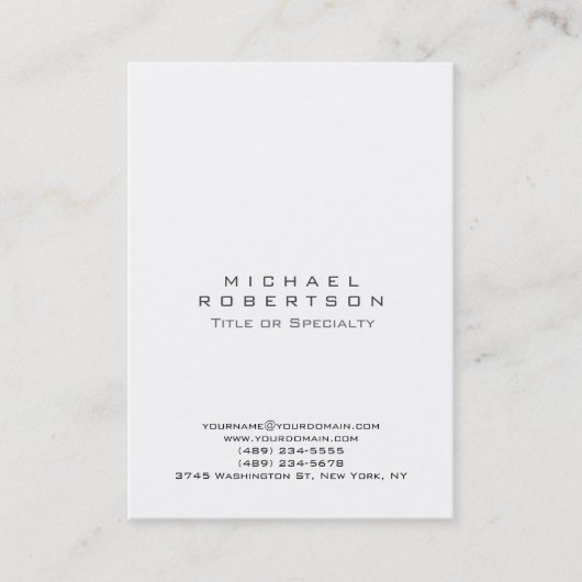 Chubby Simple Elegant modern Visitekaartje (Voorkant)