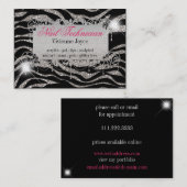 Chubby Sparkle & Shine Zebra : Visitekaartjes (Voorkant / Achterkant)