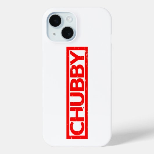 Chubby Stamp Case-Mate iPhone Case (Achterkant)