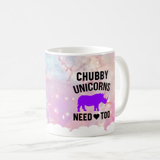 Chubby Unicorns Mug Rhinno (Devant droit)