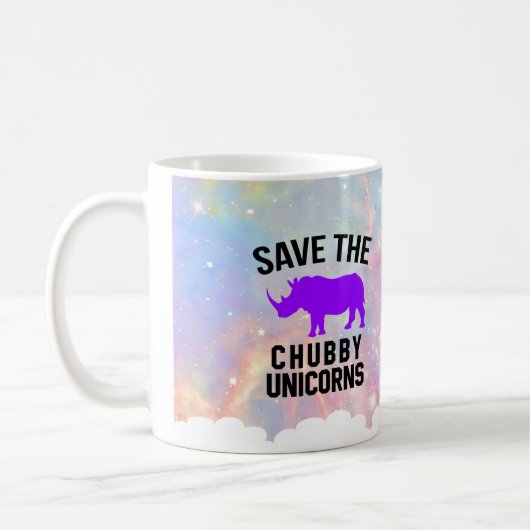 Chubby Unicorns Mug Rhinno (Gauche)