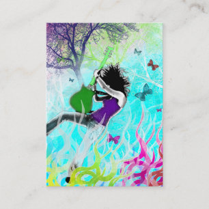 Chubbykaart "Green Fire" Visitekaartje