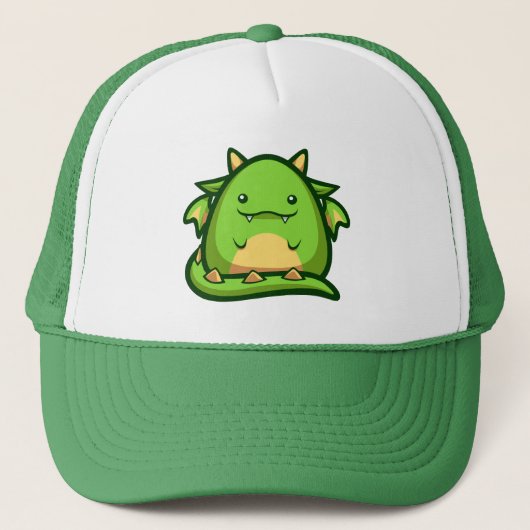 Chubs Dragon HatChubby kleine draak! Echt schattig Trucker Pet (Voorkant)