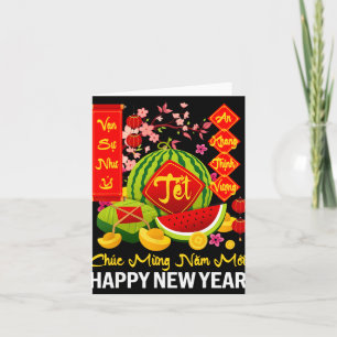 Chuc Mung Nam Moi Gelukkig Nieuwjaar Vietnamees Kaart