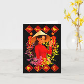 Chuc Mung Nam Moi Tet Binh Ngo 2026 Vietnamese Gir Kaart (Gele Bloem)