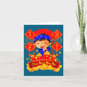 Chuc Mung Nam Moi Tet Vietnamese Nieuwjaarsdecorat Kaart