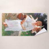 Chuchotements d'amour, Bouguereau (Serviette de bain)