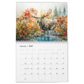 Chuchotements de l'étang – Calendrier aquarelle de (Jan 2027)