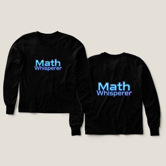 Chuchoteur de Maths (Motif recto et verso)