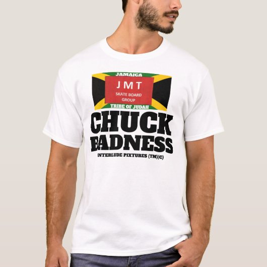 CHUCK BADNESS. Heren Basic T-Shirt (Voorkant)