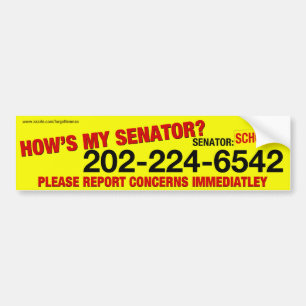 Chuck Schumer Bumpersticker