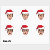 CHUCK SCHUMER CHRISTMAS RONDE STICKER (Vel)