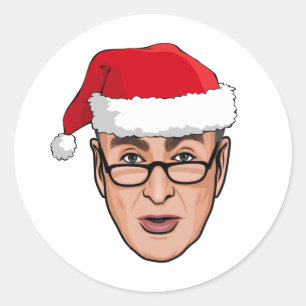 CHUCK SCHUMER CHRISTMAS RONDE STICKER