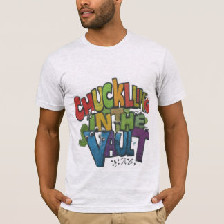 Chuckling dans le T-shirt voûté