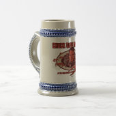 Chuck's Crabs Beer Stein. Bierpul (Voorkant links)