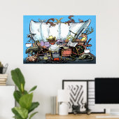 Chuckwagon Poster (Thuiskantoor)