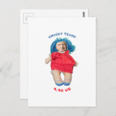Chucky Donald Trump Doll Briefkaart (Voorkant / Achterkant)