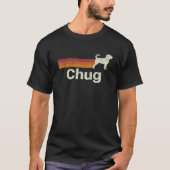 Chug Retro Moeder Pap Dog T-shirt (Voorkant)