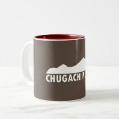 Chugach alsjeblieft tweekleurige koffiemok (Voorkant links)