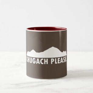 Chugach alsjeblieft tweekleurige koffiemok