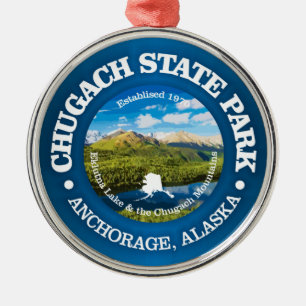 Chugach SP Metalen Ornament