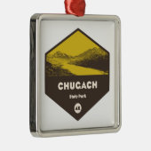 Chugach State Park, Alaska Metalen Ornament (Rechts)