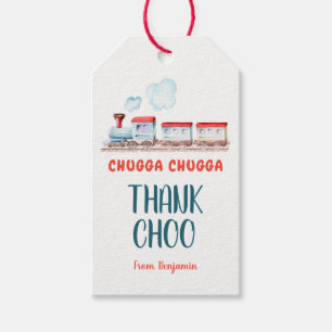 Chugga Choo Boy Train Red Blue Birthday Gi Cadeaulabel