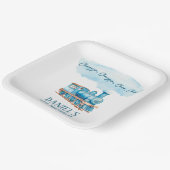 Chugga Choo Choo  Trein Verjaardagsfeest Papieren Bordje (Gebogen)