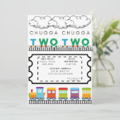 Chugga Chugga Cho Cho Invitation Anniversaire (Debout devant)