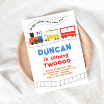 Chugga Chugga Choo Choo Trein 2e Verjaardag