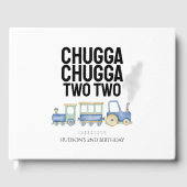 Chugga Chugga Deux | Anniversaire Livre d'Invité (Recto)