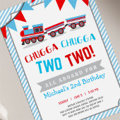 Chugga chugga deux invitation d'anniversaire de de