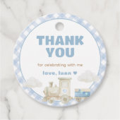 Chugga Chugga Train Birthday  Bedankjes Labels (Voorkant)