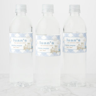 Chugga Chugga Trein Verjaardag Waterfles Etiket