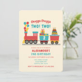 Chugga Chugga TWEE kinderen, zaterdag Kaart (Staand voorkant)