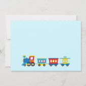 Chugga Chugga Twee Train Birthday Kaart (Achterkant)