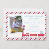 Chugga Chugga Twee Train Birthday Kaart (Voorkant)