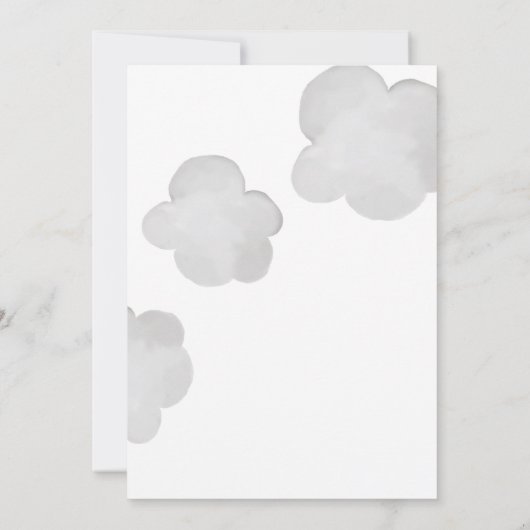 Chugga Chugga Twee Twee Twee 2e Verjaardag Uitnodi Kaart (Achterkant)