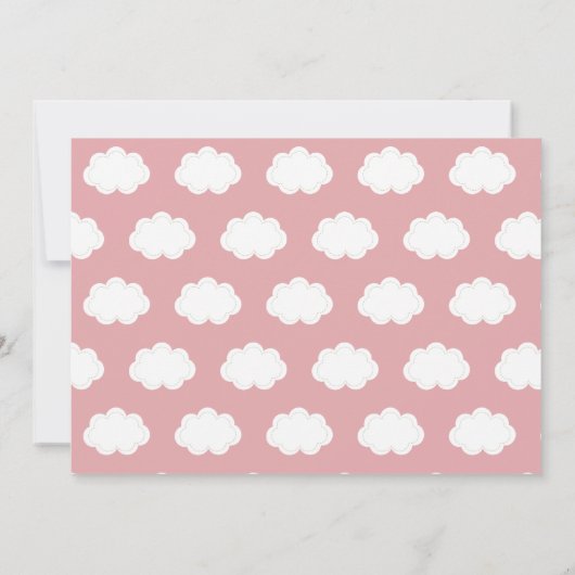 Chugga Chugga Two Train Pink Girl 2e verjaardag Kaart (Achterkant)