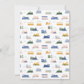 Chugga Chugga Two Two Train Birthday Invitation (Dos)