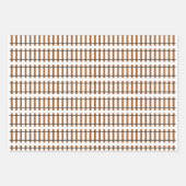 Chugga twee trein tweede verjaardag inpakpapier vel (Voorkant 2)