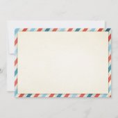 Chugga Two Train Choo Boy Red Blue 2nd Birthday Kaart (Achterkant)