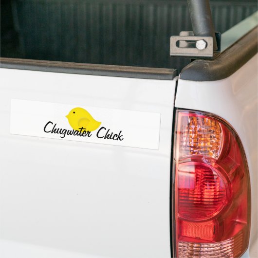 Chugwater Chick Bumpersticker (Op Truck)