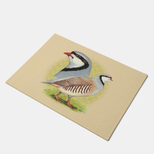 Chukar Partridge Combo Deurmat (Schuin)