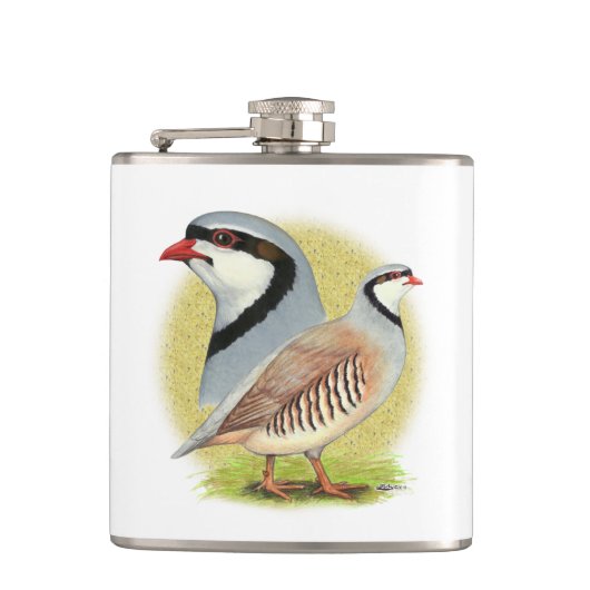 Chukar Partridge Combo Heupfles (Voorkant)