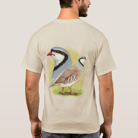 Chukar Partridge Combo T-shirt (Achterkant)