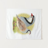Chukar Partridge Combo Wandkleed (Voorkant (horizontaal))